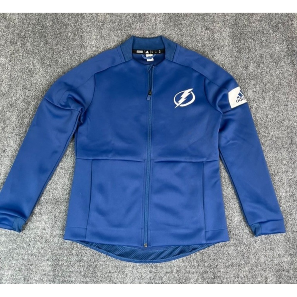 Adidas NHL Tampa Bay Lighting Women's Ful Zip Track Jacket Long Sleeve Size M